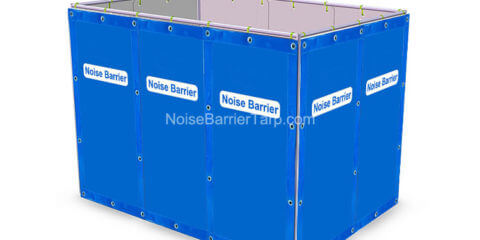 Temporary Fence Noise Barrier for Construction Noise Temporary Barrier Fence Tarps