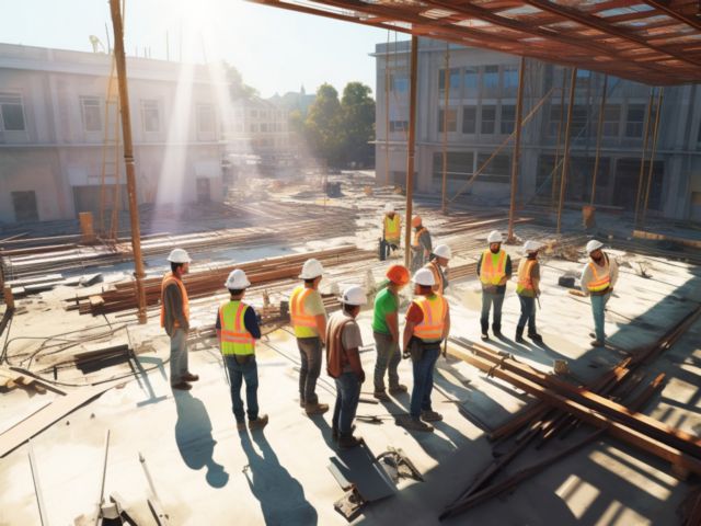 insulating tarp for construction site